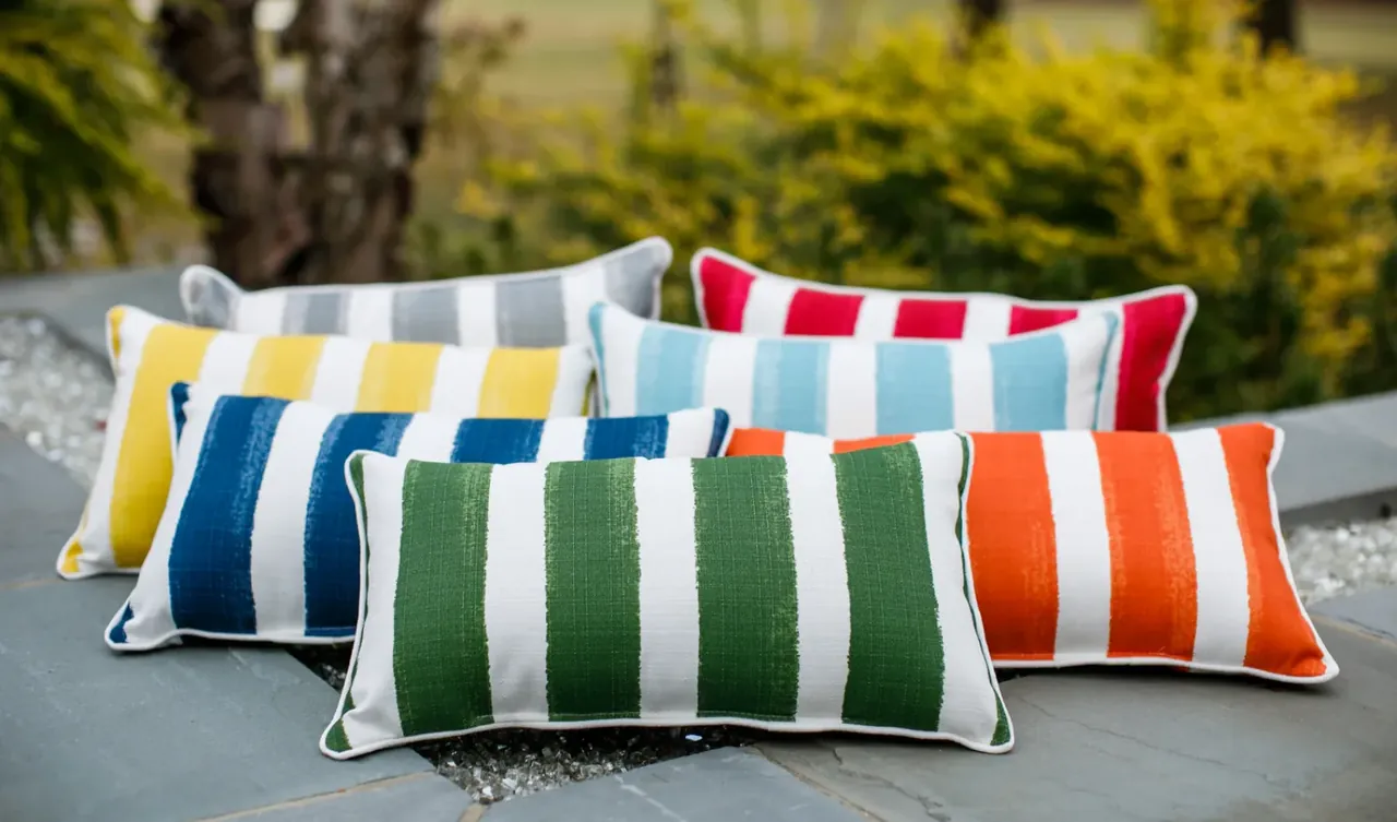 Outdoor Fabrics - Striped and Plain